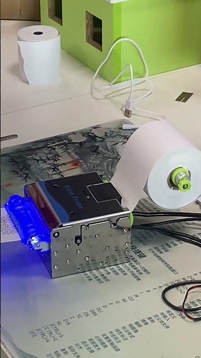 The embedded ticket printer is designed for self-service terminals. #embeddedprinter