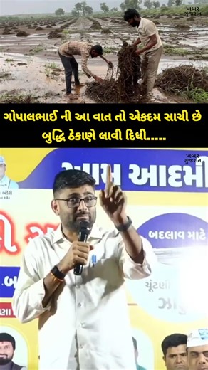 ગોપાલભાઈ ની આ વાત તો એકદમ સાચી છે બુદ્ધિ ઠેકાણે લાવી દિધી.....#gujarat #cmogujarat #gopalitalia