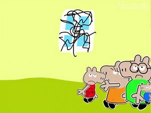 Peppa Breaks the living room window and blames it on George and gets grounded