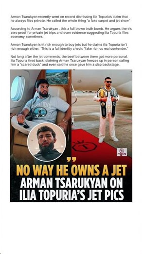 Arman Exposes ilia’s ‘fake private jet’ flex