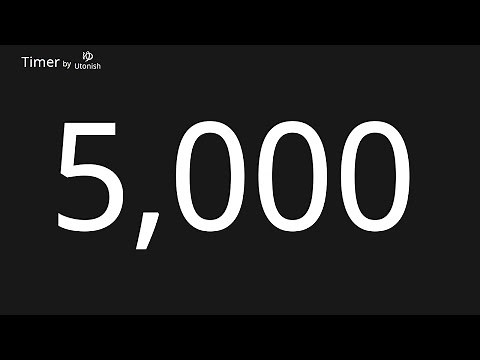 5000 Second Countdown Timer