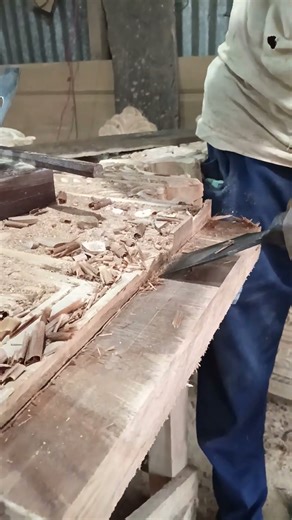 Chisel work #woodwork #woodworking #carpentry #machine #wood