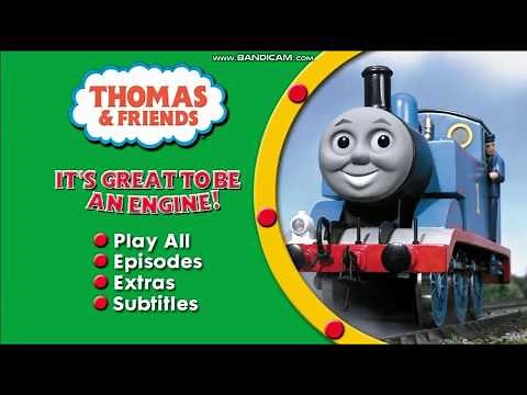 Thomas & Friends UK DVD Menu Walkthrough: It's Great To Be An Engine! (2004 Release)