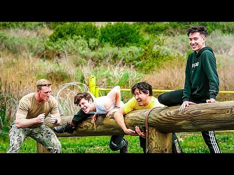 I Challenged James Charles, Markiplier, and Ethan to a Military Obstacle Course