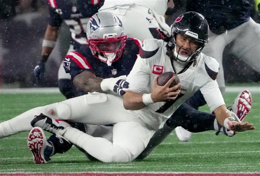 Four first-half interceptions prove too costly for C.J. Stroud, Texans to overcome in loss to Patriots - The Boston Globe
