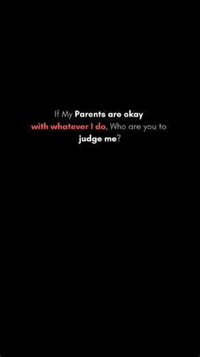 Motivation | Mindset | WTS on Instagram: "If My Parents are okay with whatever I do, Who are you to judge me? . Keywords; • Believe• Potential• Limitless• Passion• Courage • Resilience• Determination• Perseverance • Transformation• Aspiration• Purpose• Impact• Inspire • Empower• Ambition• Fearless• Breakthrough• Thriv • Unstoppable• Manifest . #mondaymotivation #motivation #dailymotivation #explorepage #fyp"