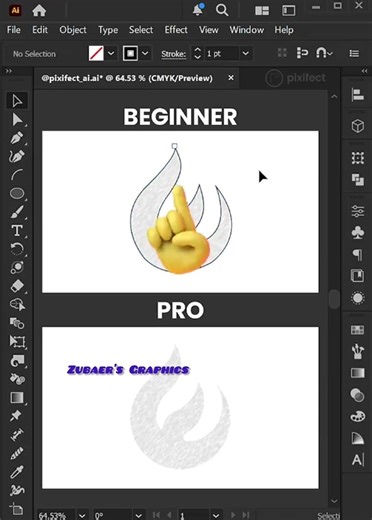 Draw a simple and professional icon 😱✅👈 #graphics #drawdesign #adobeillustrator