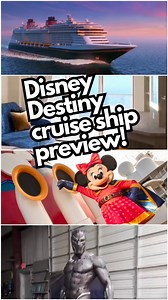 1.1K views · 15 reactions | The Disney Destiny is setting sail from Florida this fall! Disney Cruise Line gave a preview of what to expect on board.   | Marcus Leshock | Facebook