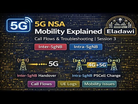 5G NSA Mobility Explained: Call Flows & Troubleshooting | Session 3
