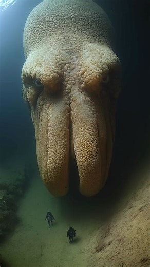 Exploring Giant Sea Creatures in the Mysterious Ocean