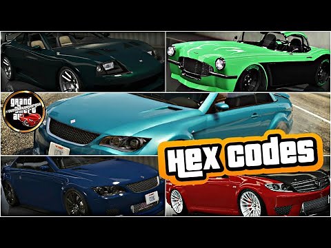 List of GTA 5 Online Modded Crew Colors with HEX CODES! * 9 SUB REQUESTS *