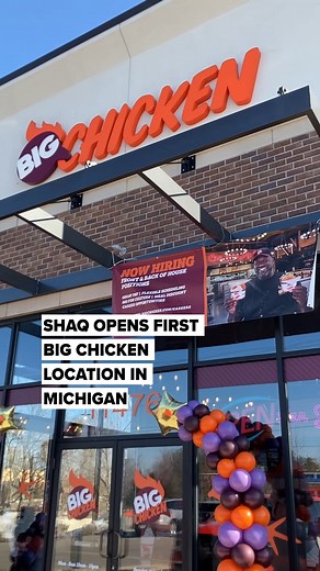 Shaquille O'Neal's chicken restaurant just opened in Michigan. Big Chicken is open in Clio, just north of Flint. "We always say there is nothing small at Big Chicken," Corporate Chef Robert Ryan said. "It's either big, or bigger. I call bigger Shaq size." 🎥: Jake May | MLive | MLive.com