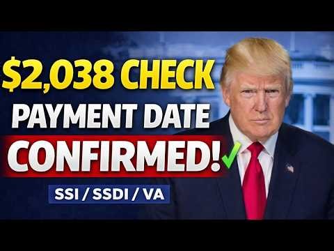 $2,038 Stimulus Check — SSI, SSDI & VA Payment Date Confirmed