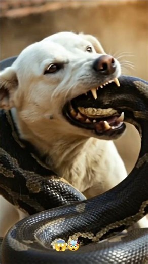 “Dogs 🐕‍🦺vs Giant Snake🐍: Backyard Horror 🤯😱”#shorts #shortsfeed