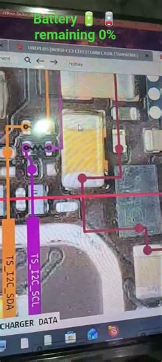 One plus Nord ce3 lite 5g battery persent show 0% (zero) clk line missing jumper solution