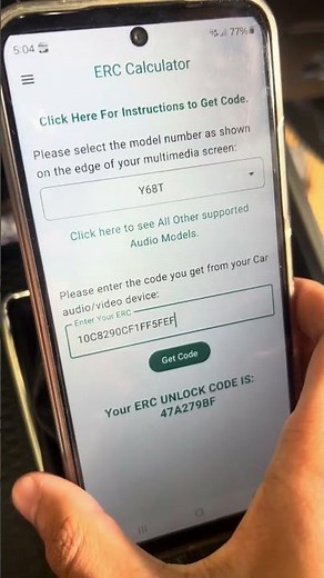 Toyota NSZT-Y68T ERC Code Guide | Step-by-Step with ERC Calculator App