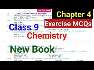 Class 9 Chemistry New Syllabus 2025 Chapter 4 Exercise MCQS | Chem New Book class 9 unit 4 Ex Mcqs