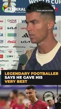 Cristiano Ronaldo confirms 2026 FIFA World Cup was his final tournament | #shorts