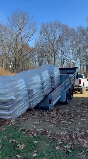 ANTS 14/16 Conveyor Trailer | Pallet Delivery System in Action