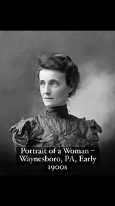43K views · 1.2K reactions | From my collection: A woman photographed in Waynesboro, PA by William J. E. Collins, early 1900s. Her steady gaze and richly textured gown come to life through animation, revealing the quiet strength so often captured in studio portraits of the time. Prints available upon request. #Restore #WilliamJECollins #WaynesboroHistory #VintageFashion #adobePhotoshop #AnimatedPhoto #MemoryLanePhotos | Memory Lane Photos | Facebook