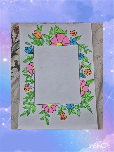 easy and simple drawing ideas for beganers assingmant front page ideas#art #trending #assingmantpage