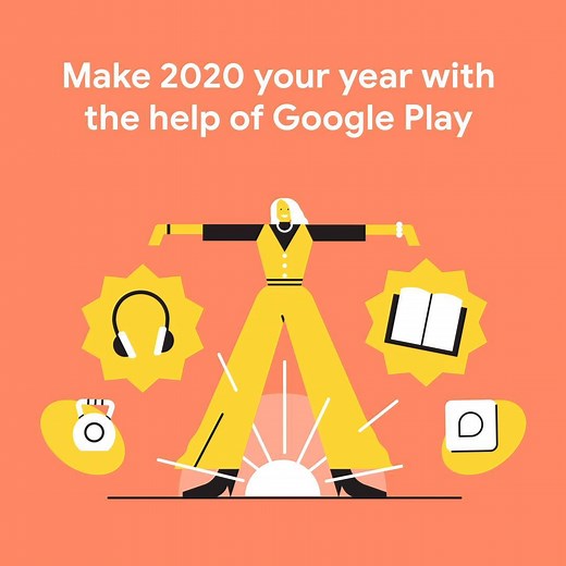 8.2K views · 379 reactions | Ready to make 2020 your year? Start tackling your resolution ✔️-list with the help of inspiring apps and books on the Play Store: https://goo.gle/2ExCjtC | Google Play | Facebook
