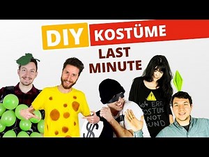 DIY: 5 Last Minute Kostüme zum Selbermachen