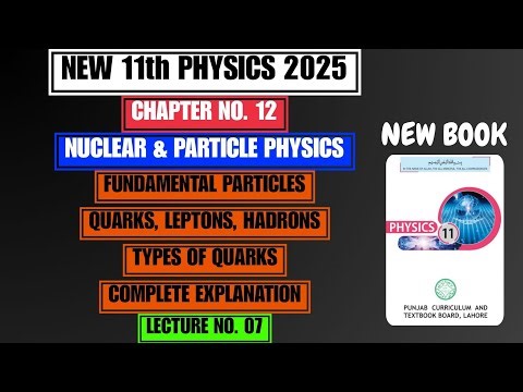 Fundamental Particles | Quarks, Leptons, Hardrons | Chapter 12 | New 11th Physics 2025