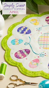6.1K views · 162 reactions | Delicate hand embroidery and glass beads add the sweetest touch to our April Simply Sweet Table Toppers Kit.  This kit is the perfect addition to your home décor for a table or small space in your home. Get the Kit & Watch the tutorial: https://www.shabbyfabrics.com/p147121 | Shabby Fabrics | Facebook
