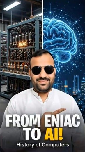 How Computers Evolved in 60 Seconds (From 1940s to AI!) #shortsfeed #shortvideo #shorts