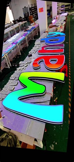 Say goodbye to the backward traditional signboard.#sign #signage #design #signagedesign #ledlight