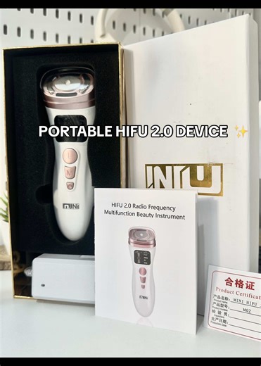 Unlock Radiant Skin with Mini Portable HIFU 2.0 Device