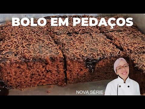 BOLOS SIMPLES DE CHOCOLATE para vender em pedaços.