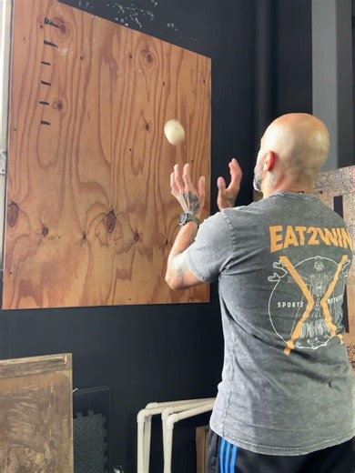 Vector ball drill on wall