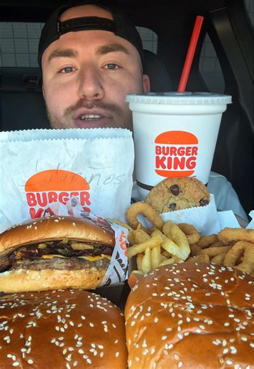 Burger King 👑 #burgerking #mukbangeatingshow #Foodie #fypシ #viral | mukbangs