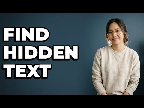 How Can I Spot Hidden Text In Illustrator?