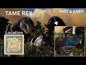How to Tame a T Rex in ARK PC (Easy Trap + Fast Method) 2025 Guide