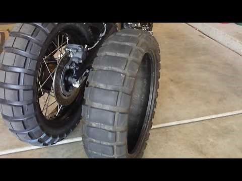 Review Shinko 805 Rear ADV Adventure Dual Sport Motorcycle Tire Review Long Term 5000 Mile