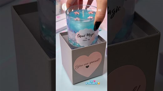 Liquid magic candle ✨ | Water candle DIY + label printing hack!