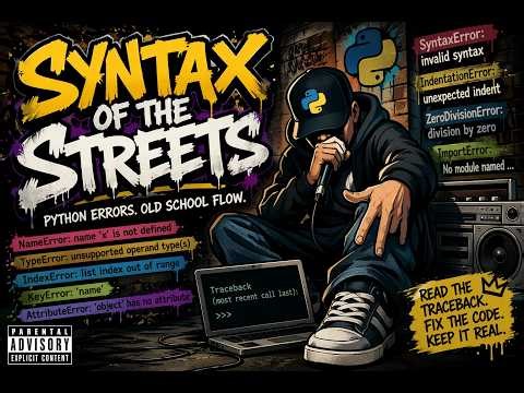 Syntax of the Streets | Pythonエラーをラップで完全解説【Old School Hip Hop】