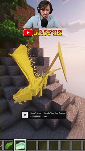 I DISCOVERED A MOD BASED ON THE DRAGONS MOVIE! #minecraft