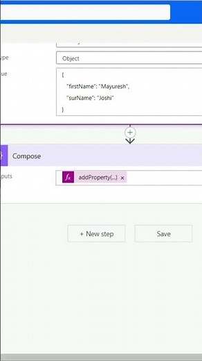 addProperty Function in Power Automate #shorts 100