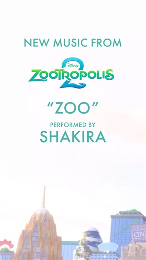 Walt Disney Studios UK on Instagram: "Keep the music playin’ ...the new song “Zoo,” performed by @shakira, from Disney’s Zootropolis 2 is out now! Listen wherever you stream music and watch the new lyric video on DisneyMusicVEVO 🎶 Disney’s Zootropolis 2, in cinemas 28th November 🍿"