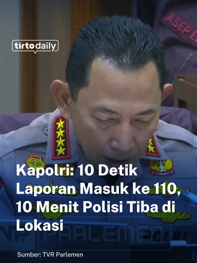 Kepolisian Indonesia Tegaskan Waktu Respons Panggilan 110
