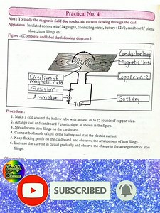 Class 10 Science -1 Practical Book Practical 4 Solutions || Class 10 Science Practical Book Answer