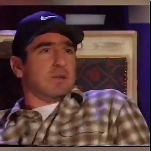 9.7K views · 102 reactions | Des Lynam in a gripping interview with Eric Cantona | 90s Football | Facebook