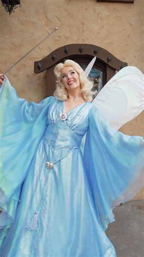What the Blue Fairy Really Thinks of Pinocchio at Disneyland! ✨ #disney #disneyland #shorts