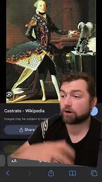 Getting your balls chopped off to sing…