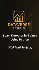Spam Detector in 5 Lines Using Python NLP Mini Project