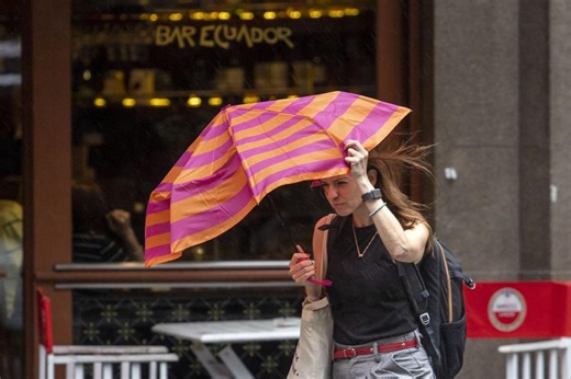 Alerta por vientos intensos en el sur y tormentas en el norte del país